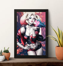 Batman - DC Comics Harley Quinn Kiss Poster High Quality Print Photo Wall Art Canvas Cloth Poster 1630577734
