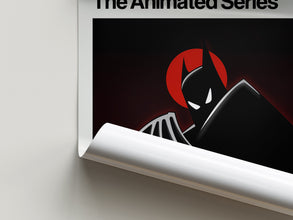 Batman The Animated Series Poster, Vintage Comic Book Poster Print, Batman Series Poster Print, 90s Cartoon Vintage Retro Poster 1686135629