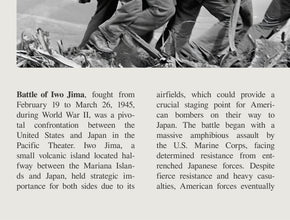 Battle of Iwo Jima Wall Art American Flag Rise Poster Poster Iwo Jima  Black White Poster  Poster  Art Gift 1702556135