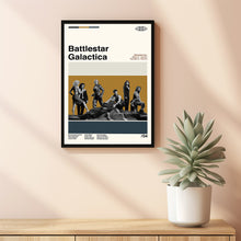 Battlestar Galactica Poster, Battlestar Galactica Movie, Vintage Modern, Album Cover Poster, Minimalist Art, High Quality, Modern Vintage