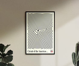 Bauhaus Inspired Circuit of the Americas Poster, Birthdays, Room Decor, Car Enthusiast, Downloadable Prints, wall decor 1591713635