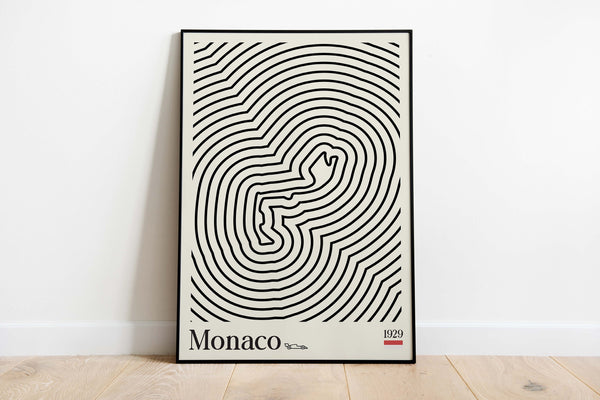Bauhaus Inspired Monaco Poster, Wall Art, Birthdays, Room Decor, Car Enthusiast, Downloadable Prints, wall decor 1203477461