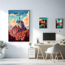 Bavaria Germany- City Travel Poster Travel record Travel Printed Canvas Landscape Prints Gifts for Lover City poster Cityscape 1766615167