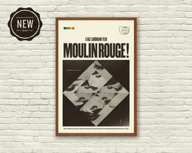 Baz Luhrmann Inspired Poster - Moulin Rouge, Art Print - Minimalist, Mid-Century Modern 1018642404