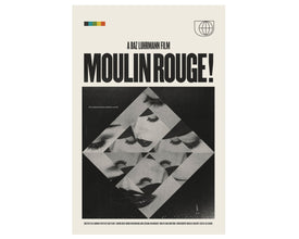 Baz Luhrmann Inspired Poster - Moulin Rouge, Art Print - Minimalist, Mid-Century Modern 1018642404