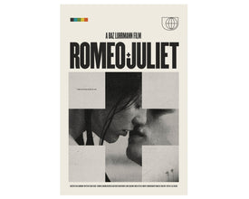 Baz Luhrmann Inspired Poster - Romeo + Juliet, Art Print - Minimalist, Mid-Century Modern 1032142625
