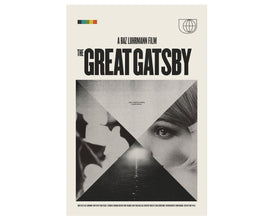 Baz Luhrmann Inspired Poster - The Great Gatsby, Art Print - Minimalist, Mid-Century Modern 1019095640