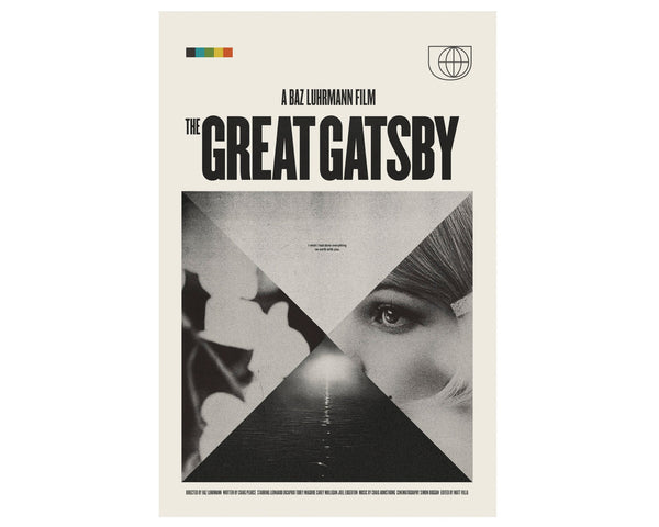 Baz Luhrmann Inspired Posters - Romeo + Juliet, Moulin Rouge, The Great Gatsby Art Print  - Minimalist, Mid-Century Modern 1035719162