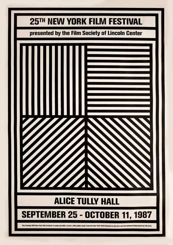 Beautiful 25th New York Film Festival Alternative Film Movie Print Wall Art Poster 1564729602