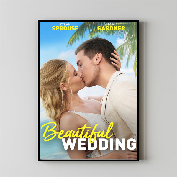 Beautiful Wedding Movie Poster Print, Canvas Wall Art, Room Decor, Movie Art, Gifts for HimHer, Wall Art Print, Vintage Film Art