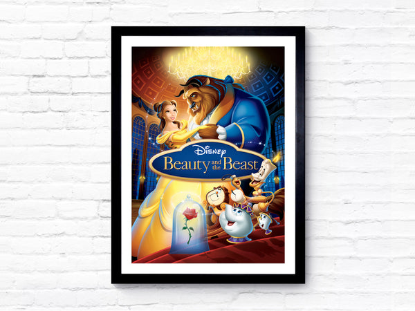 Beauty and the Beast - 1991 - Movie Poster - Film Poster - Cinema Poster - A1A2A3A4A5 1575996622