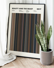 Beauty and the Beast 2017 Movie Barcode Print, Beauty and the Beast Print, Beauty and the Beast Poster, Beauty and the Beast Wall Art 1617450414