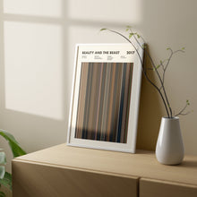 Beauty and the Beast 2017 Movie Barcode Print, Beauty and the Beast Print, Beauty and the Beast Poster, Beauty and the Beast Wall Art 1617450414