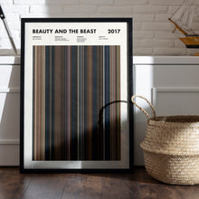 Beauty and the Beast 2017 Movie Barcode Print, Beauty and the Beast Print, Beauty and the Beast Poster, Beauty and the Beast Wall Art 1617450414