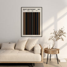 Beauty and the Beast 2017 Movie Barcode Print, Beauty and the Beast Print, Beauty and the Beast Poster, Beauty and the Beast Wall Art 1617450414
