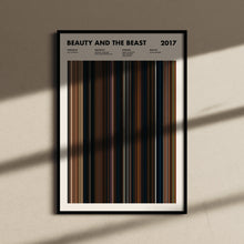 Beauty and the Beast 2017 Movie Barcode Print, Beauty and the Beast Print, Beauty and the Beast Poster, Beauty and the Beast Wall Art 1617450414