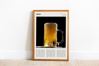 Beer Poster Alcohol Drink Bar Kitchen Decor Beer Wall Art Poster   Poster  Poster  Art Gift 1702501327