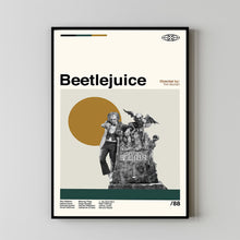 Beetlejuice Poster, Beetlejuice Movie, Beetlejuice Movie Poster, Retro Movie, Retro Modern, Movie Print, High Quality