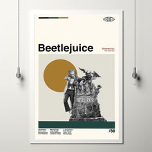 Beetlejuice Poster, Beetlejuice Movie, Beetlejuice Movie Poster, Retro Movie, Retro Modern, Movie Print, High Quality