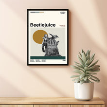 Beetlejuice Poster, Beetlejuice Movie, Beetlejuice Movie Poster, Retro Movie, Retro Modern, Movie Print, High Quality