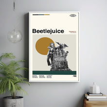 Beetlejuice Poster, Beetlejuice Movie, Beetlejuice Movie Poster, Retro Movie, Retro Modern, Movie Print, High Quality