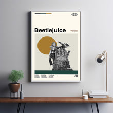 Beetlejuice Poster, Beetlejuice Movie, Beetlejuice Movie Poster, Retro Movie, Retro Modern, Movie Print, High Quality