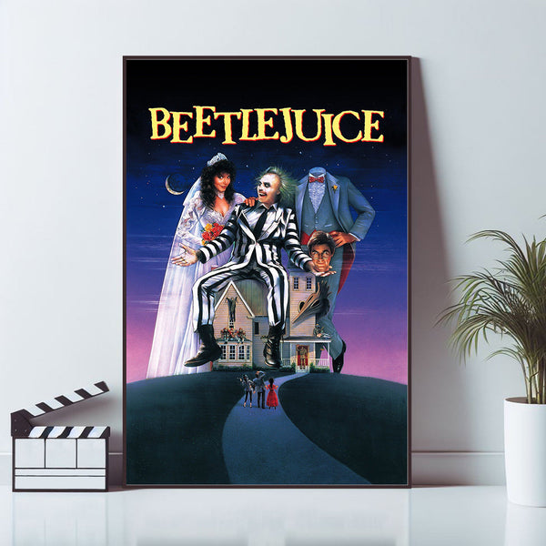 Beetlejuice Movie Poster, Wall Art Prints, Canvas Material Gift, High quality Canvas print, Home Decor, Keepsake 1700775339