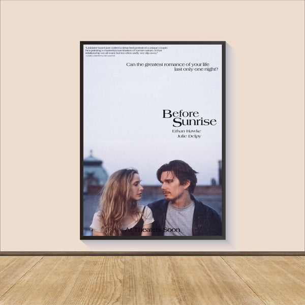 Before Sunrise Movie Poster Print, Canvas Wall Art, Room Decor, Movie Art, Gifts for Him, Wall Art Print, Art Poster For Gift, Movie Print 1571525299