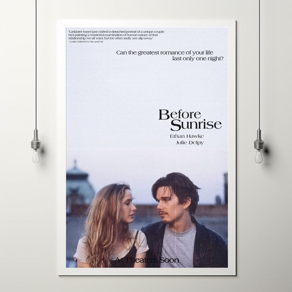 Before Sunrise Poster Art Print Movie Posters Gift for Movie lovers 1