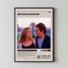 Before Sunrise Poster,Richard Linklater, Minimalist Movie Poster