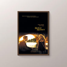 Before Sunset Movie Poster- Room Decor Wall Art - Canvas Fabric Print - Poster Gift 1540682875