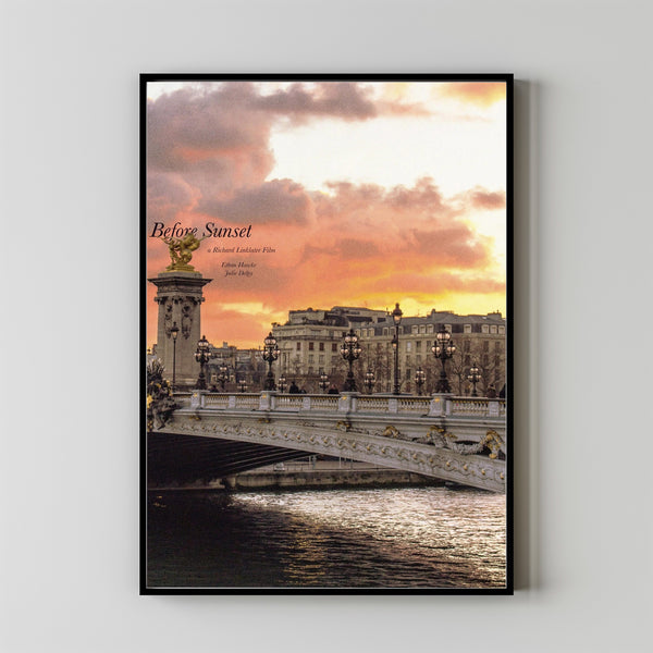 Before Sunset Movie Poster Art Print Movie Posters Gift for Movie lovers 2