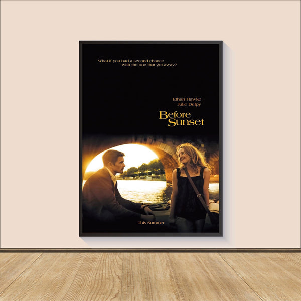 Before Sunset Movie Poster Print, Canvas Wall Art, Room Decor, Movie Art, Gifts for HimHer, Movie Print, Art Print 1556367144