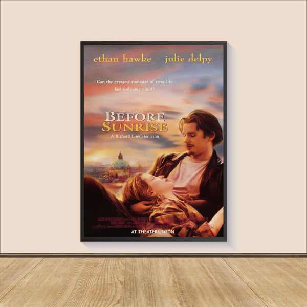 Before Sunset Movie Poster Print, Canvas Wall Art, Room Decor, Movie Art, Gifts for HimHer, Wall Art Print, Art Poster For Gift 1556367414