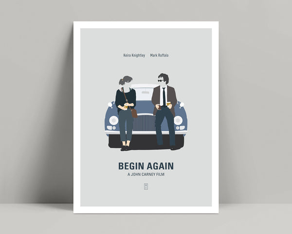 Begin Again - Minimalist Poster, Begin Again Poster, Minimalist Print, Begin Again Print, John Carney, Keira Knightley, Mark Ruffalo 607342844
