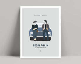 Begin Again - Minimalist Poster, Begin Again Poster, Minimalist Print, Begin Again Print, John Carney, Keira Knightley, Mark Ruffalo 607342844