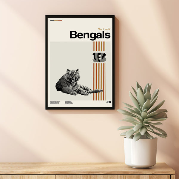 Bengals Movie, Bengals Poster, Cincinnati Film, Retro Movie Poster, Room Decor, Printable Art, Digital Art, Wall Art, Home Decor