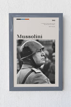 Benito Mussolini Poster Wall Art  Poster  Art Gift Quote Benito Amilcare Andrea Mussolini  Italian dictator journalist 1575312275