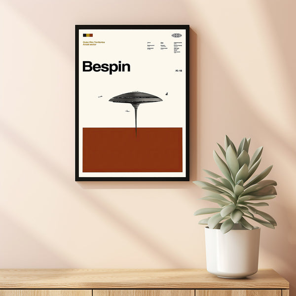 Bespin Poster, Bespin Movie, Star Wars Film, Retro Movie Poster, Room Decor, Printable Art, Digital Art, Wall Art, Home Decor