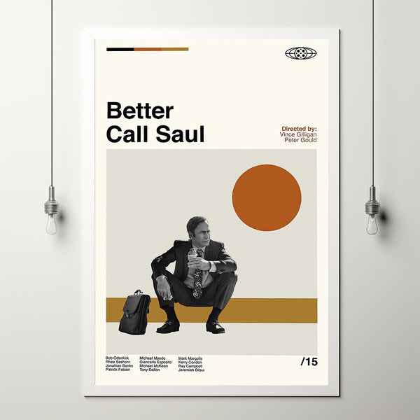Better Call Saul Poster, Better Call Saul Movie, Better Call Saul Print, Retro Movie, Retro Modern, Movie Print, High Quality