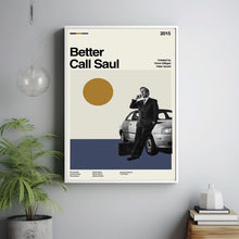 Better Call Saul Poster, Better Call Saul Movie, Peter Gould Film, Minimalist Art, High Quality, Aesthetic Poster, Room Art, Vintage Movie
