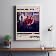 Better Call Saul, Vince Gilligan, Minimalist Tv Series, Vintage Retro Art Print