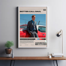 Better Call Saul, Vince Gilligan, Minimalist Tv Series, Vintage Retro Art Print 1