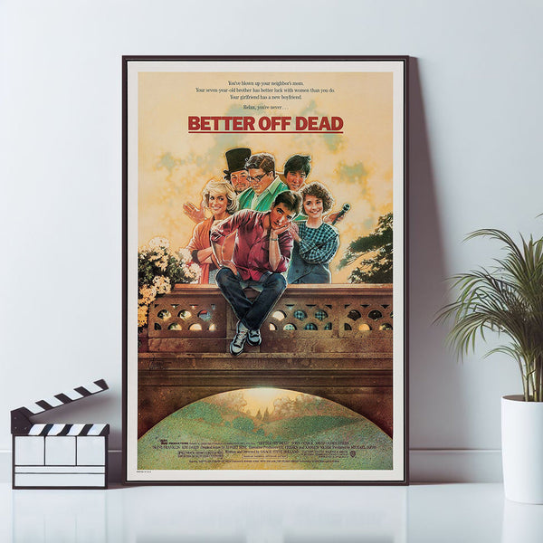 Better Off Dead...Movie Poster, Wall Art Prints, Canvas Material Gift, High quality Canvas print, Home Decor, Keepsake 1684084050