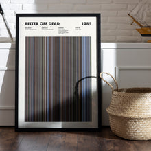 Better Off Dead Movie Barcode Print, Better Off Dead Print, Better Off Dead Poster, Better Off Dead Wall Art, Movie Buff Gifts 1655084455