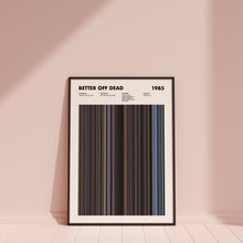 Better Off Dead Movie Barcode Print, Better Off Dead Print, Better Off Dead Poster, Better Off Dead Wall Art, Movie Buff Gifts 1655084455