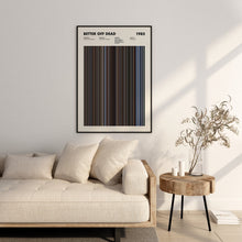 Better Off Dead Movie Barcode Print, Better Off Dead Print, Better Off Dead Poster, Better Off Dead Wall Art, Movie Buff Gifts 1655084455