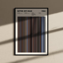 Better Off Dead Movie Barcode Print, Better Off Dead Print, Better Off Dead Poster, Better Off Dead Wall Art, Movie Buff Gifts 1655084455