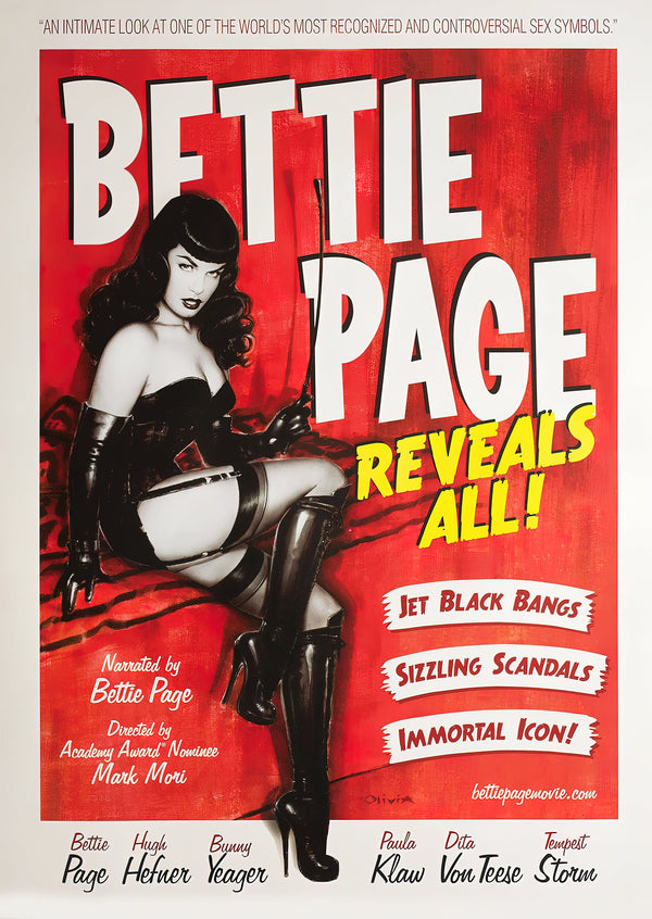 Bettie Page Reveals ALL Alternative Film Movie Print Wall Art Poster 1564677692