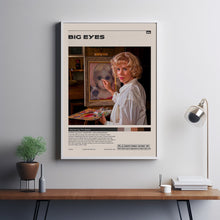 Big Eyes Poster,Tim Burton, Minimalist Movie Poster